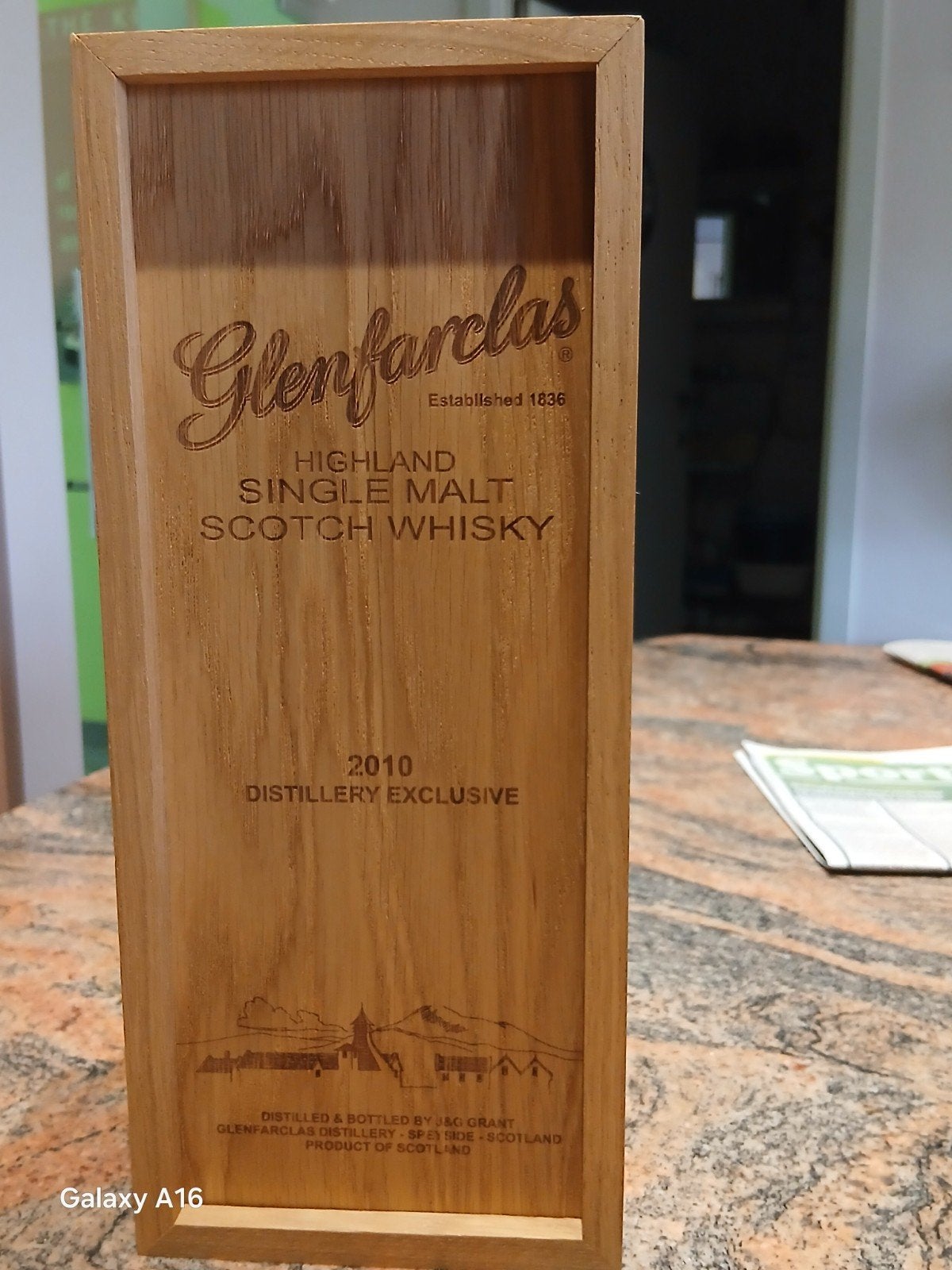 Whisky glenfarclas, Ophalen
