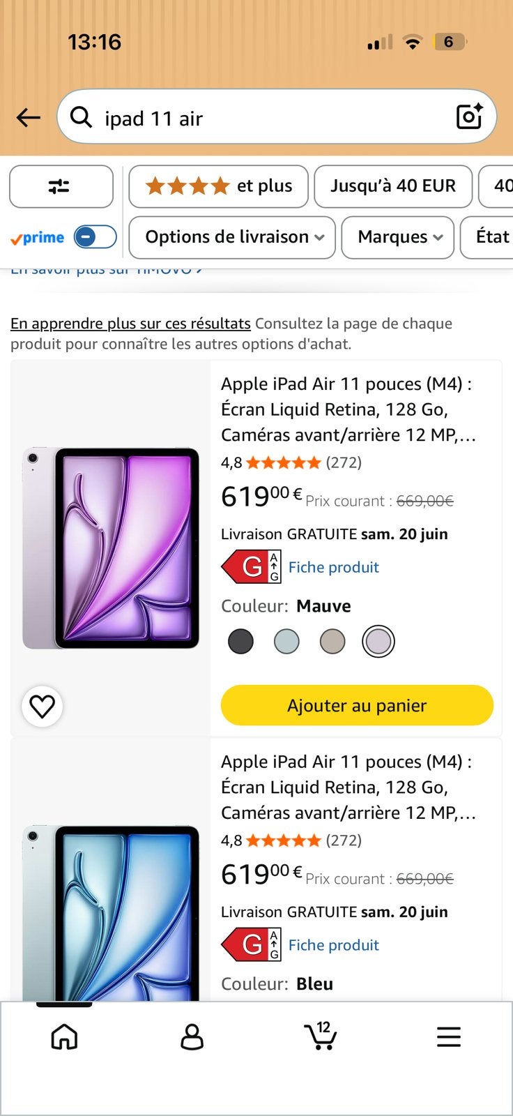 Ipad 11 air sous scellé, Enlèvement ou Envoi, Comme neuf