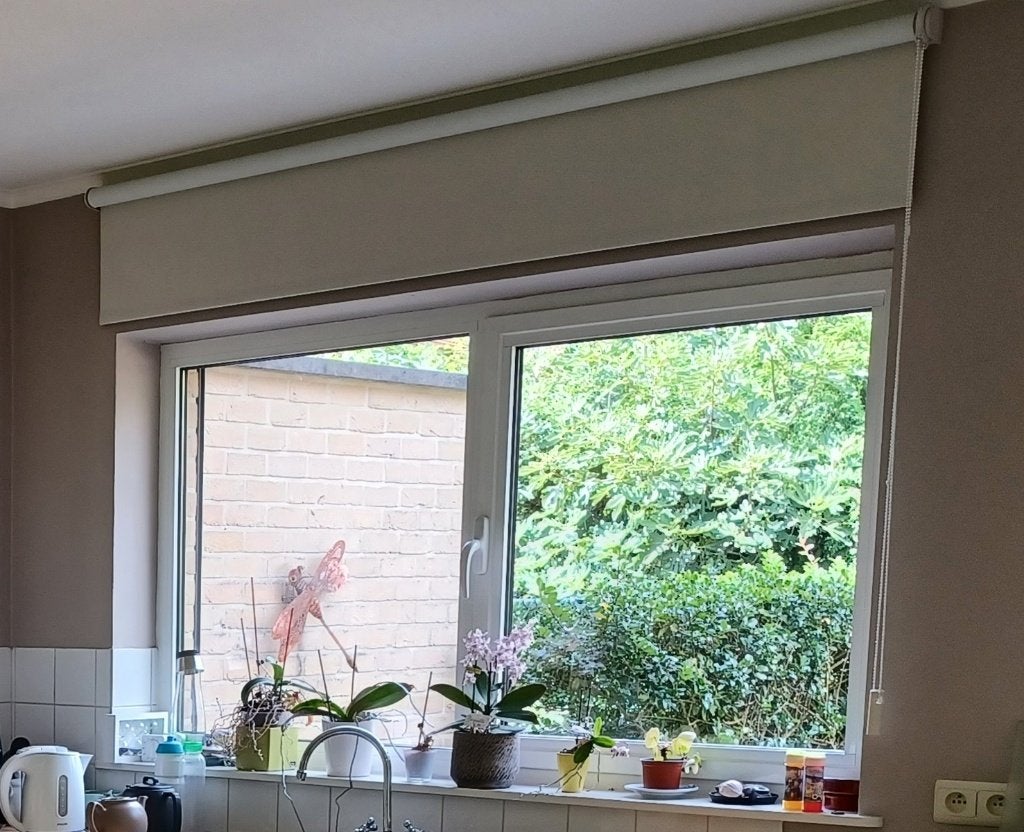 Rolgordijn DIAZ beige 198,5cm x 140cm, Huis en Inrichting, Ophalen, Gebruikt, Overige merken, Beige