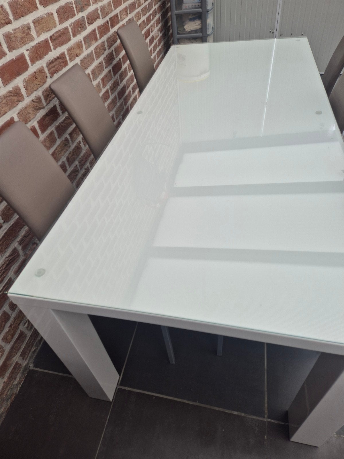 tafel + 6 stoelen, Ophalen of Verzenden