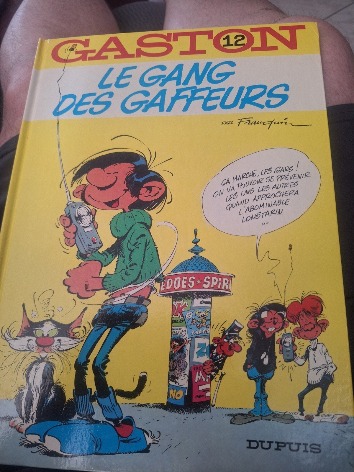 Gaston Lagaffe 12 Le Gang des Gaffeurs 1989, Livres, Une BD, Enlèvement, Utilisé