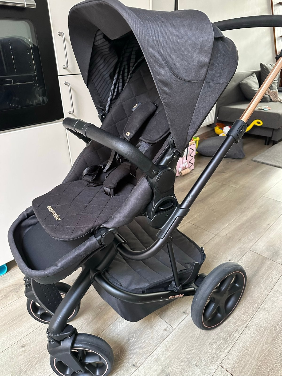Kinderwagen Easywalker Harvey Premium 3 Rose Gold, Gebruikt, Met reiswieg, Ophalen, Kinderwagen