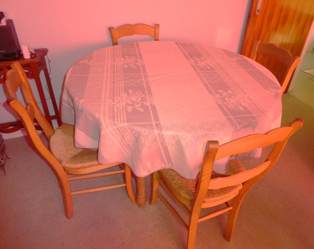 table à manger en chêne avec 4 chaises, Maison & Meubles, Tables | Tables à manger, Enlèvement