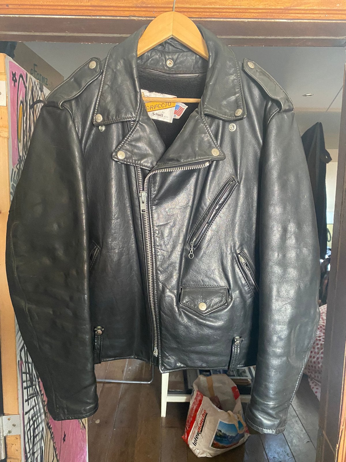 Perfecto original Schott usa. Tres bon etat , M, Enlèvement