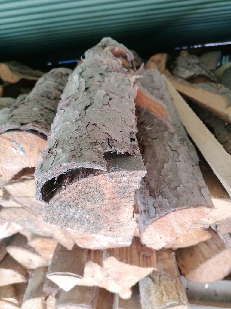 Gemengd droog, gekloven brandhout te koop, Tuin en Terras, Brandhout, 6 m³ of meer, Ophalen, Overige houtsoorten, Blokken