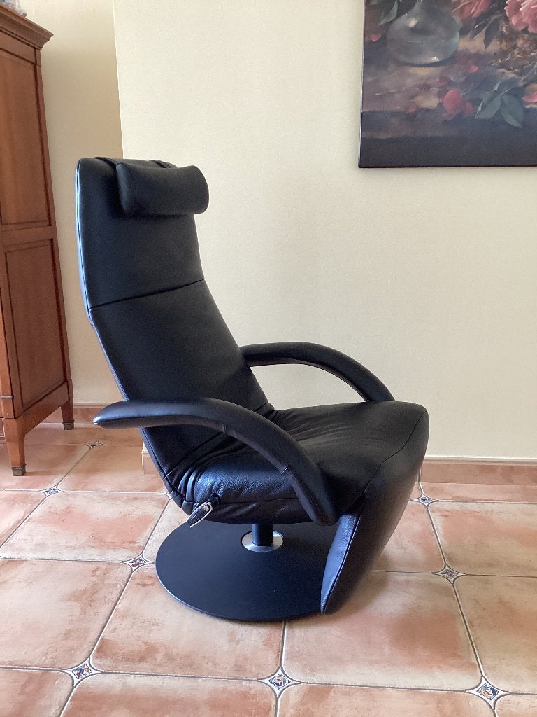 Jori relax+kussen Yoga(recent model)topstaat, Huis en Inrichting, Ophalen, Zo goed als nieuw, Leer, Durlet stressless Leolux hukla Himolla