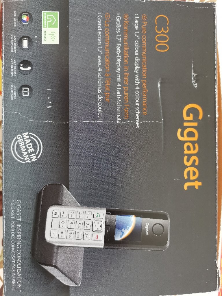 Draagbaar telefoontoestel, Telecommunicatie, Ophalen, Gebruikt, 1 handset
