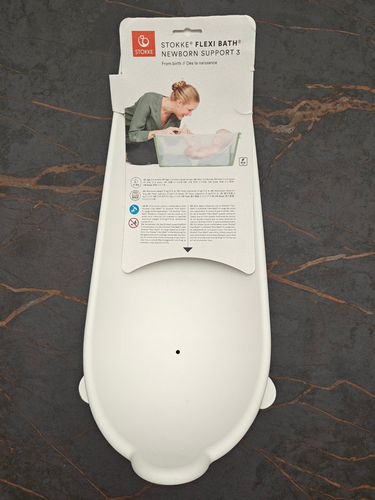 Stokke Flexi Bath Newborn Support Badinzet, Enfants & Bébés, Bains & Soins, Enlèvement, Neuf, Siège de bain ou Anneau de bain