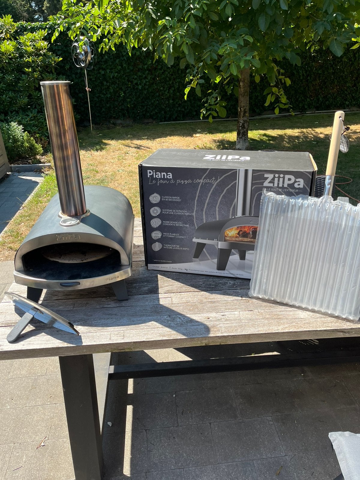 Ziipa Piana oven, Tuin en Terras, Ophalen, Zo goed als nieuw, Met accessoires