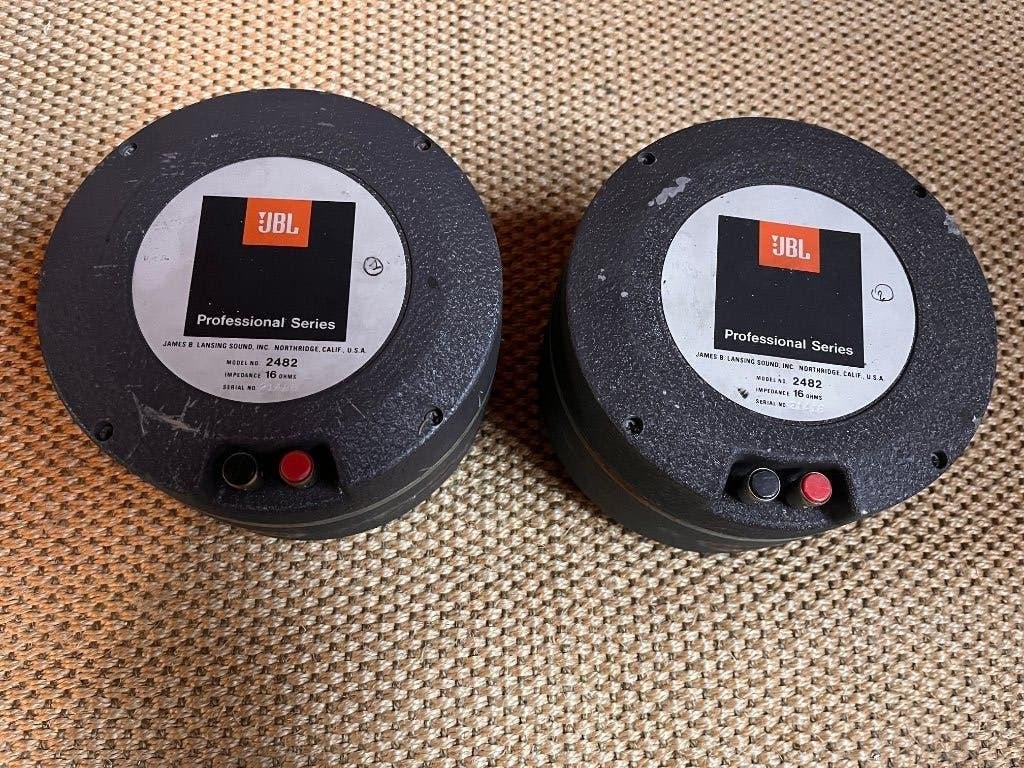 Rare, paire JBL 2482 16 ohms en excellent état, Enlèvement, Utilisé, JBL