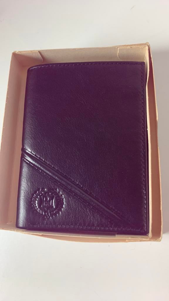 Nieuwe portefeuille in zeer zacht leder, Handtassen en Accessoires, Portemonnees, Zwart, Nieuw, Leder, Ophalen