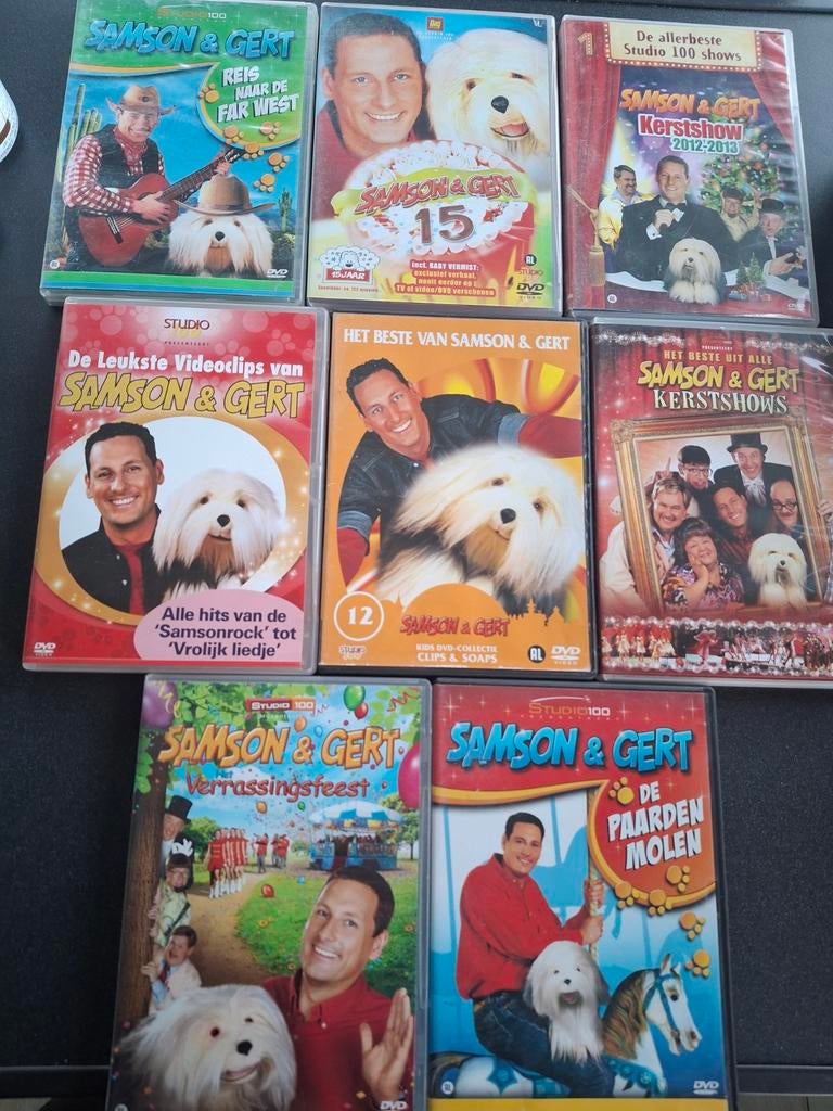 8 x samson en gert dvd's samen voor 50 euro, Enlèvement ou Envoi