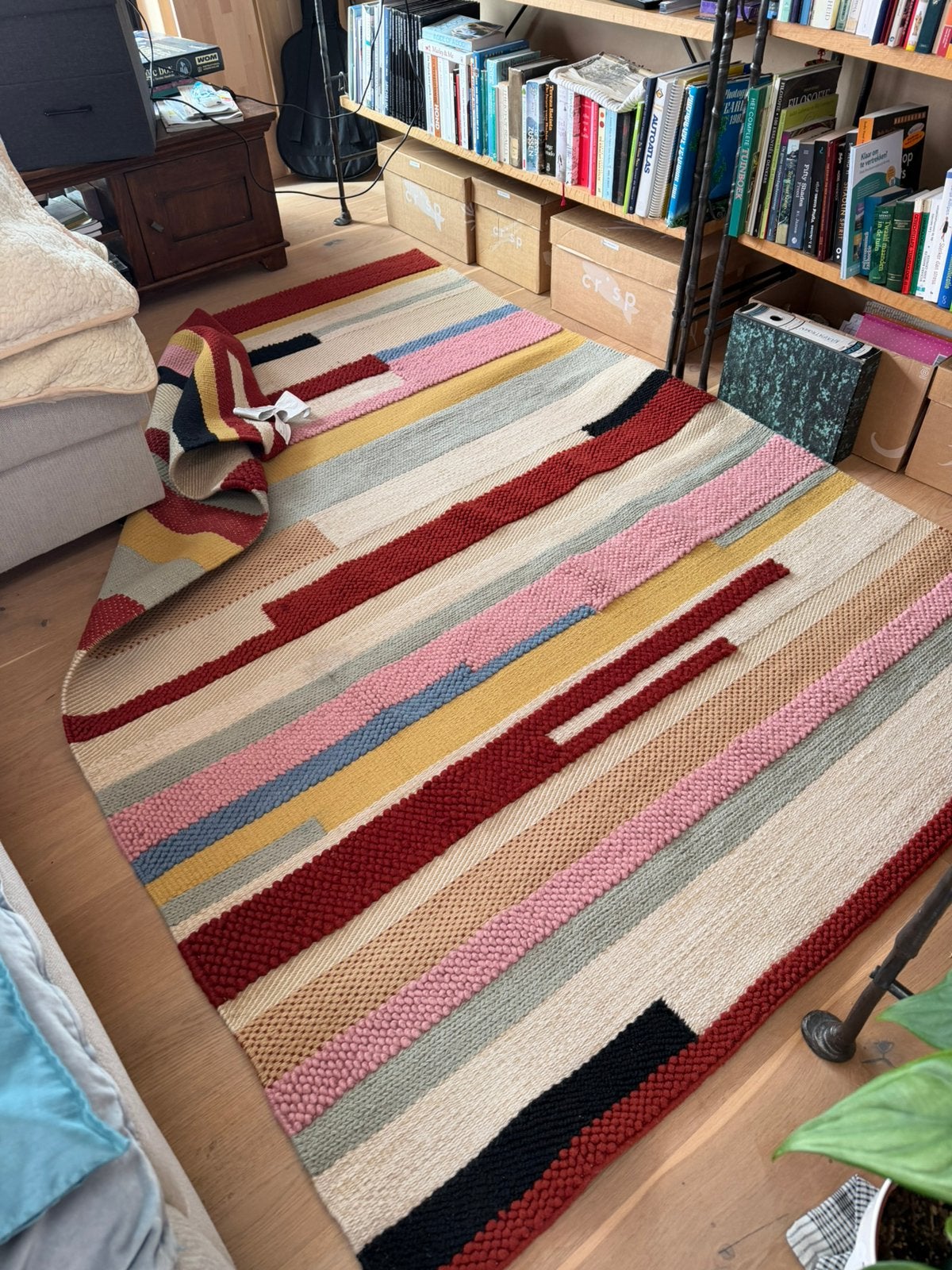 Tapis BRÖNDEN, poil court, multicolore, 170 x 240 cm, Enlèvement, Comme neuf
