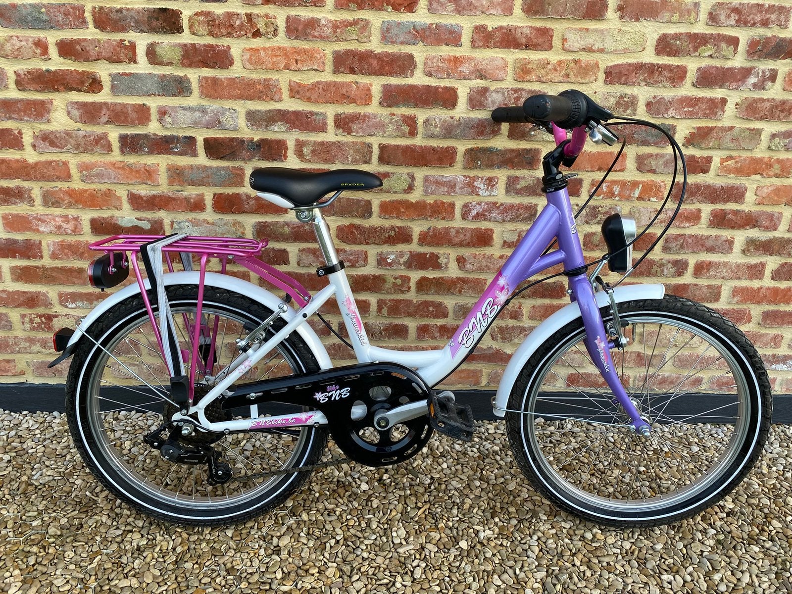 Nieuw 20’’ inch meisjesfiets (5-9 jaar) 8 versnellingen KIJK, Ophalen, Zo goed als nieuw, Versnellingen