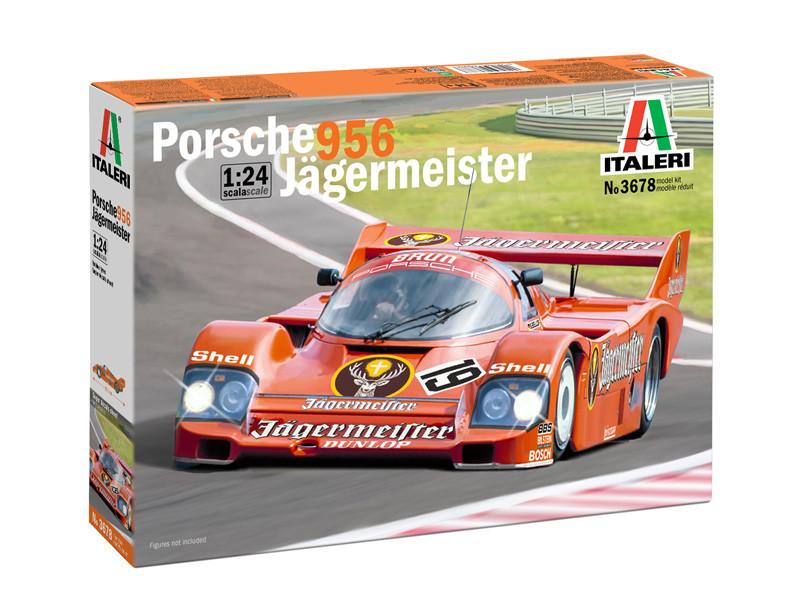 ITALERI 3678 PORSCHE 956 JAGERMEISTER échelle 1/24, Groter dan 1:32, Nieuw, Ophalen of Verzenden, Italeri