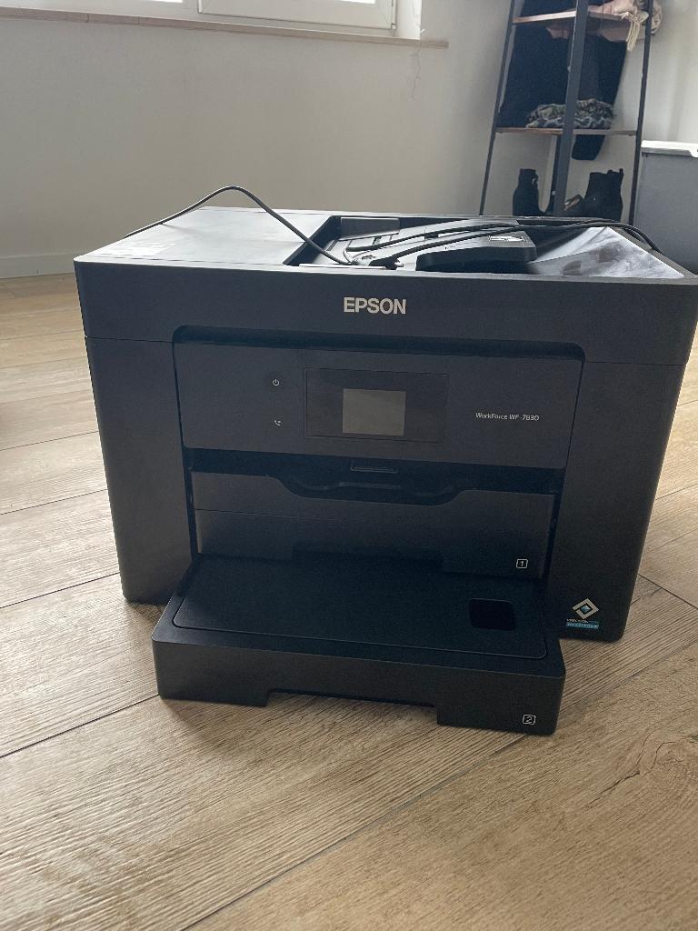 Epson WorkForce WF-7830DTWF, Computers en Software, Printers, Gebruikt, Printer, Inkjetprinter, Kleur printen, Kopieren, Mailen