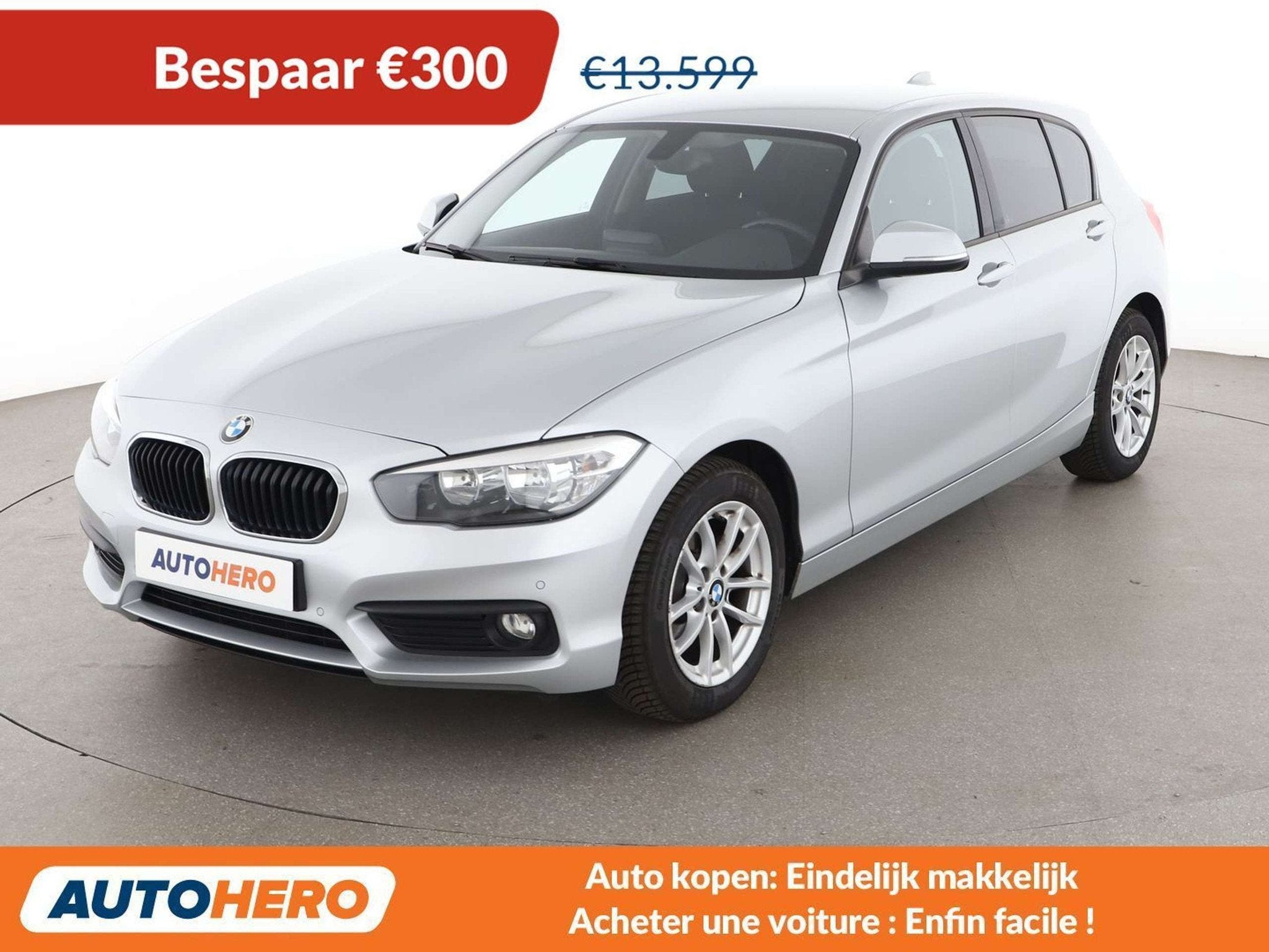 BMW 1 Serie 116 116d Advantage (automatique), Argent ou Gris, Achat, https://public.car-pass.be/vhr/0812f5b7-1c73-4cfe-8f55-1fab51c623d4