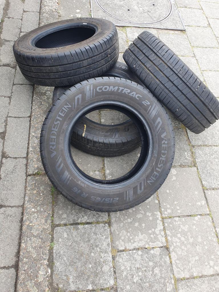 banden vredestien 215/65/16 C, Ophalen of Verzenden