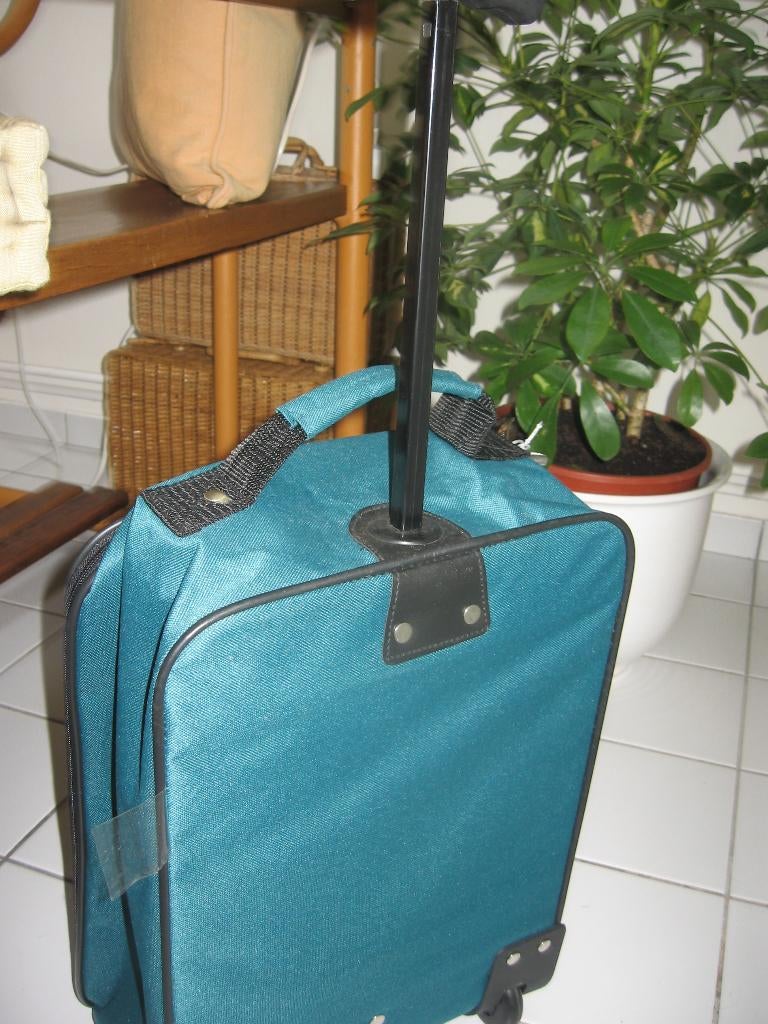 Valise Rodelle de cabine de couleur vert turquoise., Neuf, Enlèvement ou Envoi, Moins de 35 cm, Moins de 50 cm