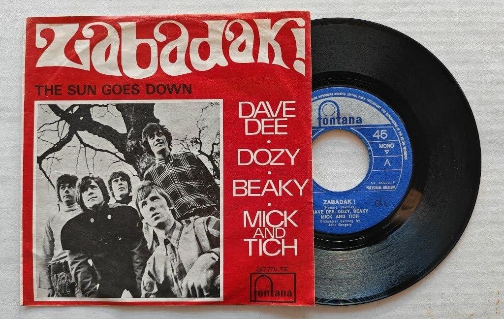DAVE DEE, DOZY, BEAKY, MICK & Tich - Zabadak (45t), Ophalen of Verzenden, Gebruikt, 7 inch, Pop