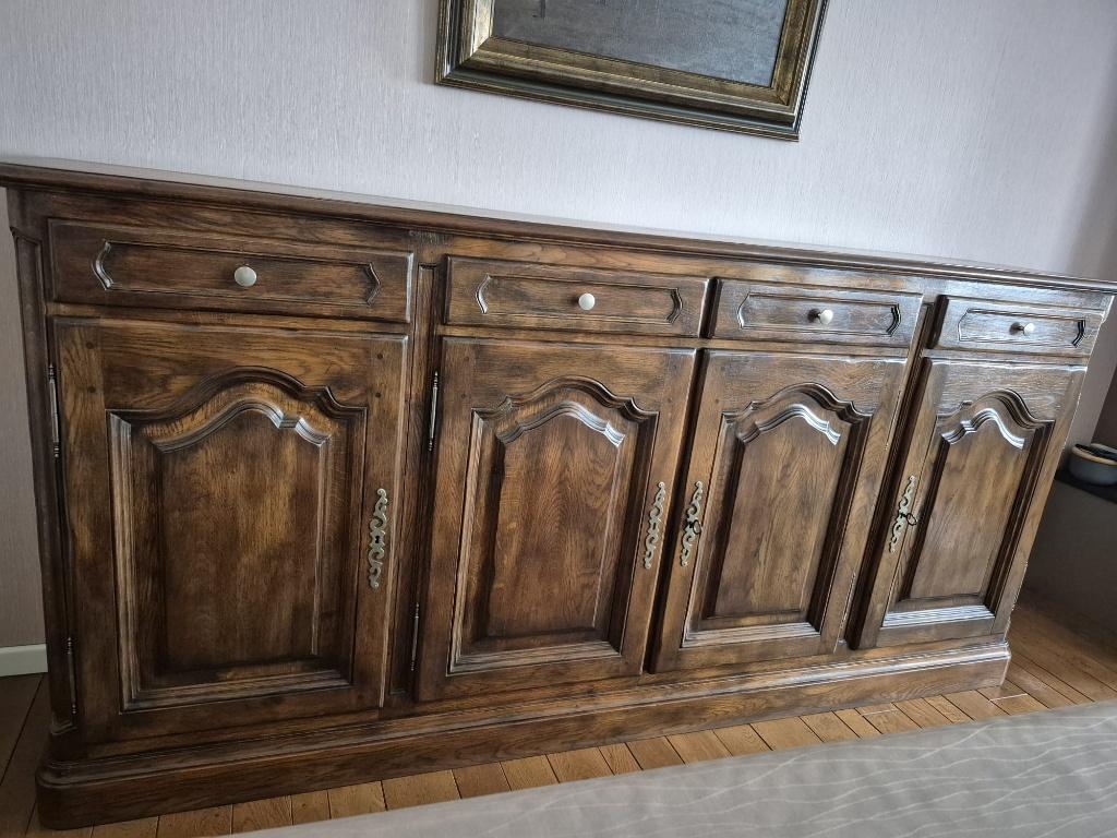 eetkamer in eik, Ophalen, Zo goed als nieuw, Klassiek