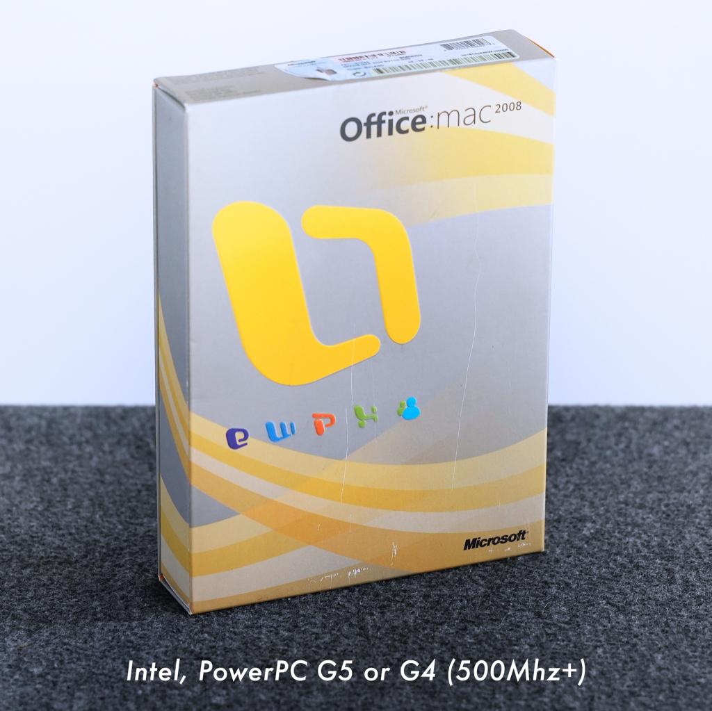 Apple Microsoft Office 2008 for Mac – Dutch Version, Enlèvement ou Envoi, Apple