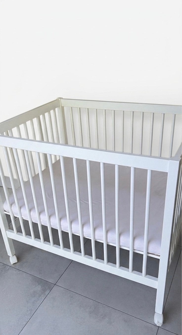 Childhome PA97 – witte babybox/park + matras, Kinderen en Baby's, Ophalen, Zo goed als nieuw