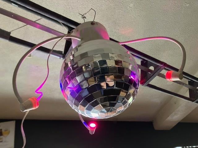 DISCOBAL DISCOBOL DANSA T1122 IKEA MET LED LICHT, Muziek en Instrumenten, Licht en Laser, Zo goed als nieuw, Discobol, Kleur, Ophalen of Verzenden