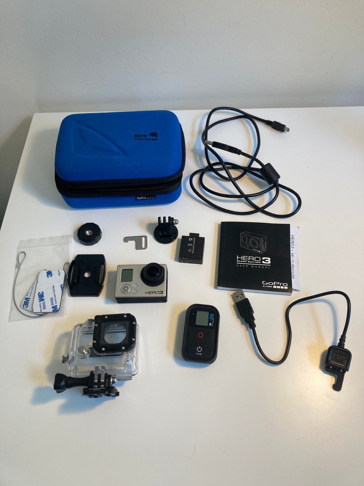GoPro Hero 3 set acteicamera, Ophalen of Verzenden, Zo goed als nieuw, GoPro
