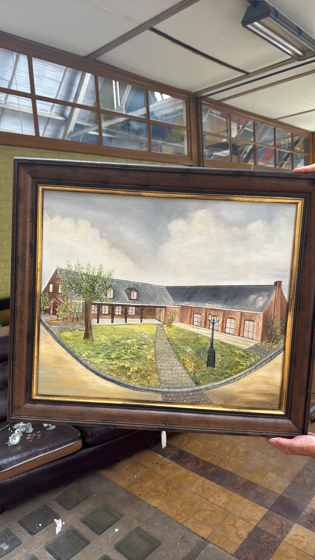Schilderij Denys, Antiek en Kunst, Ophalen