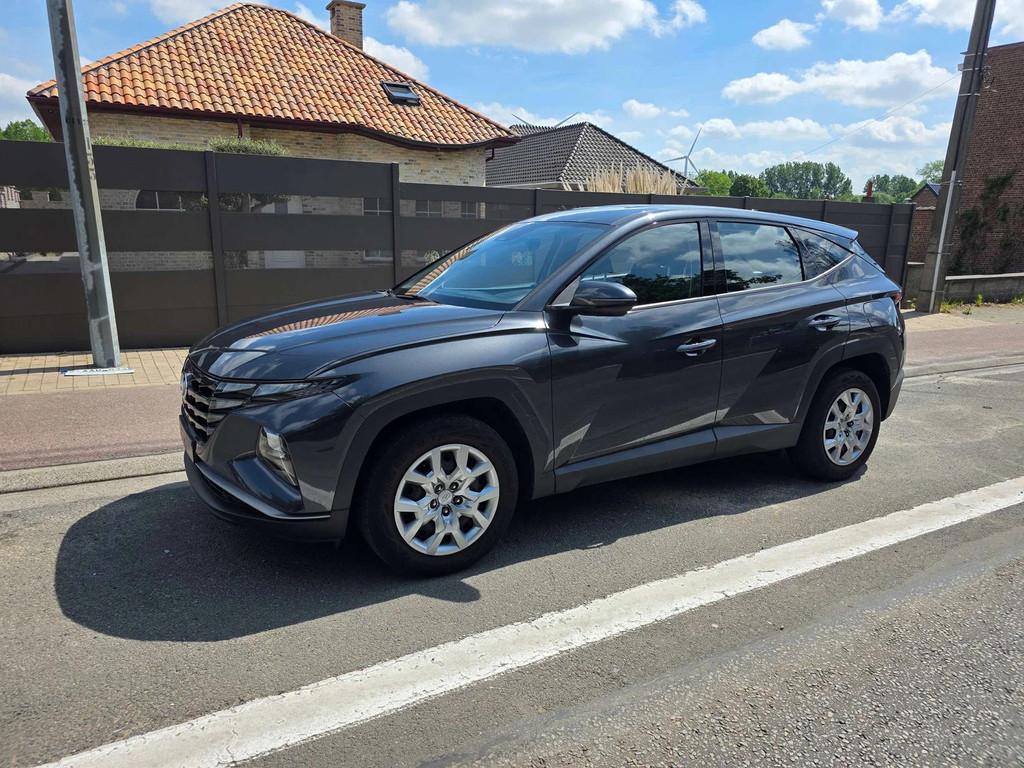 Hyundai Tucson 1.6 T-GDi Inspire 2021' 1EIG. 41000KM IN PE, Auto's, Hyundai, Stof, 4 cilinders, Bedrijf, 5 deurs