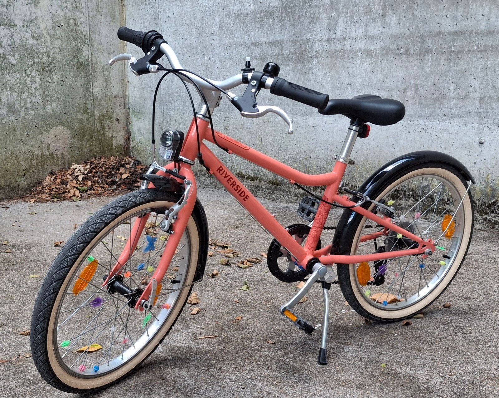Meisjesfiets voor 6-9  jaar  (Riverside), Ophalen, Schijfrem, Btwin Riverside