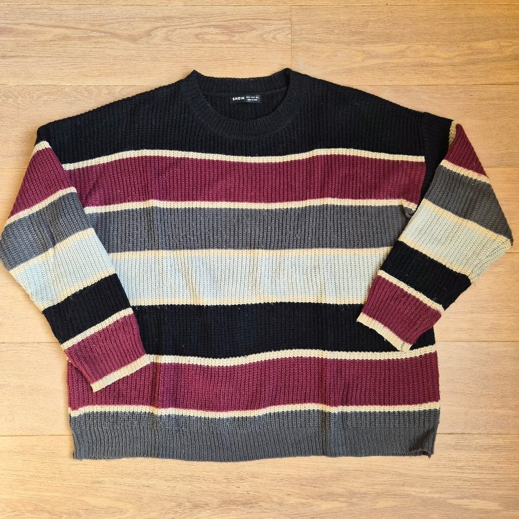 Pull rayé, taille M, Vêtements | Femmes, Taille 38/40 (M), Enlèvement ou Envoi, Shein, Multicolore
