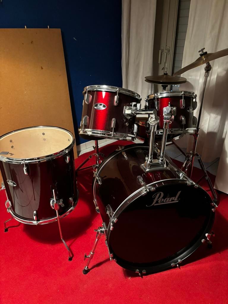 Pearl drumstel, Musique & Instruments, Batteries & Percussions, Enlèvement, Utilisé, Pearl