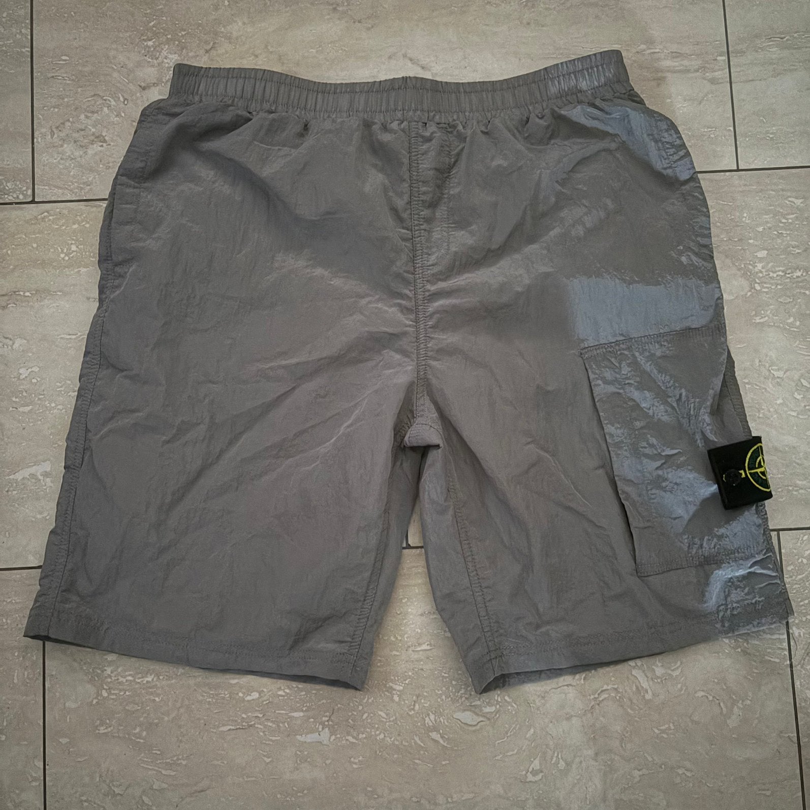 Stone Island zwembroek, Ophalen, Nieuw, Maat 52/54 (L), Grijs