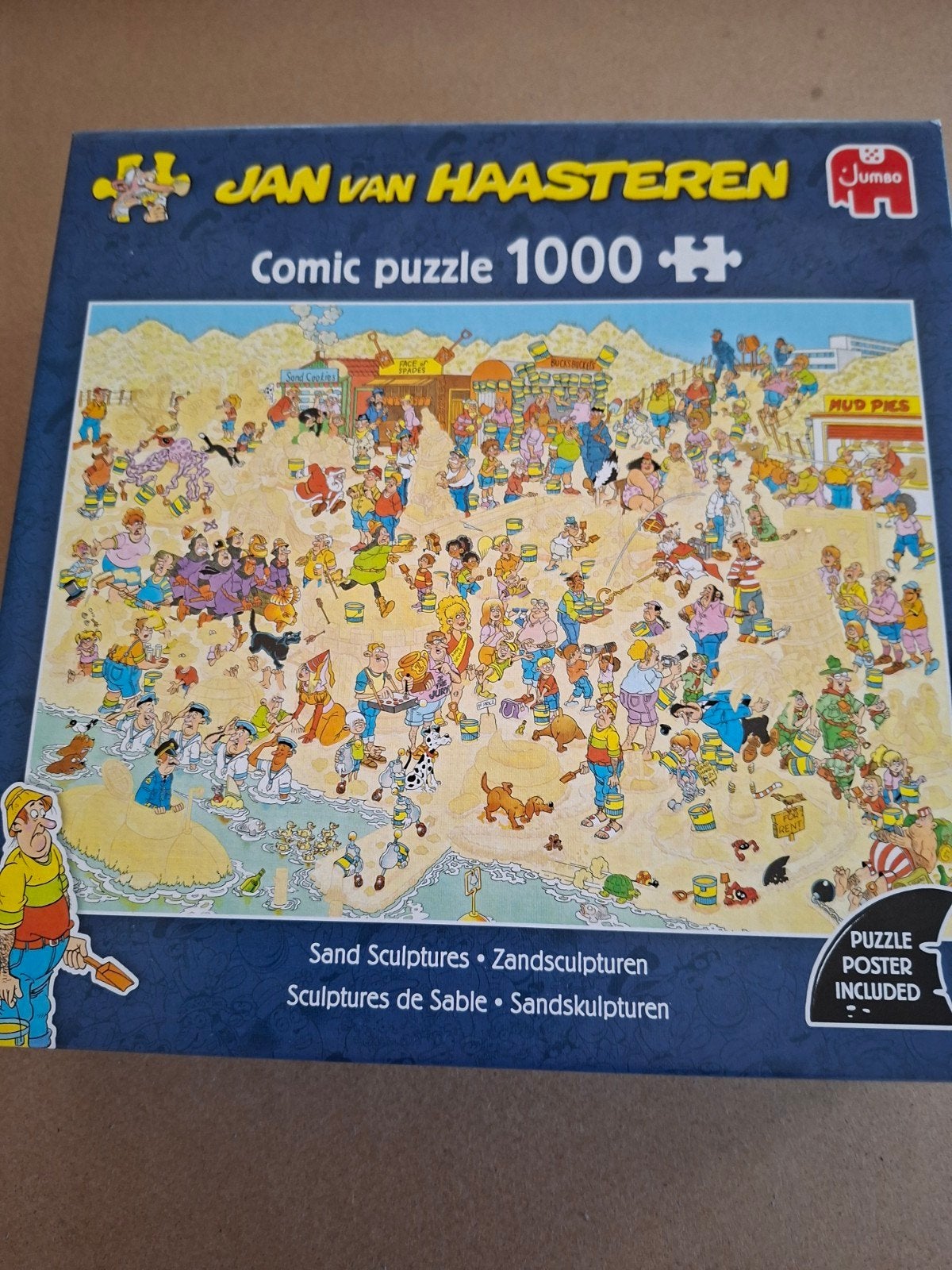 van haasteren puzzel 1000 st, Ophalen of Verzenden, 500 t/m 1500 stukjes, Zo goed als nieuw, Legpuzzel