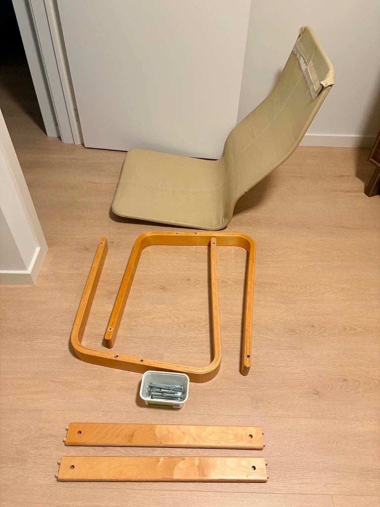 Poang Ikea, Ophalen, Gebruikt, Overige materialen