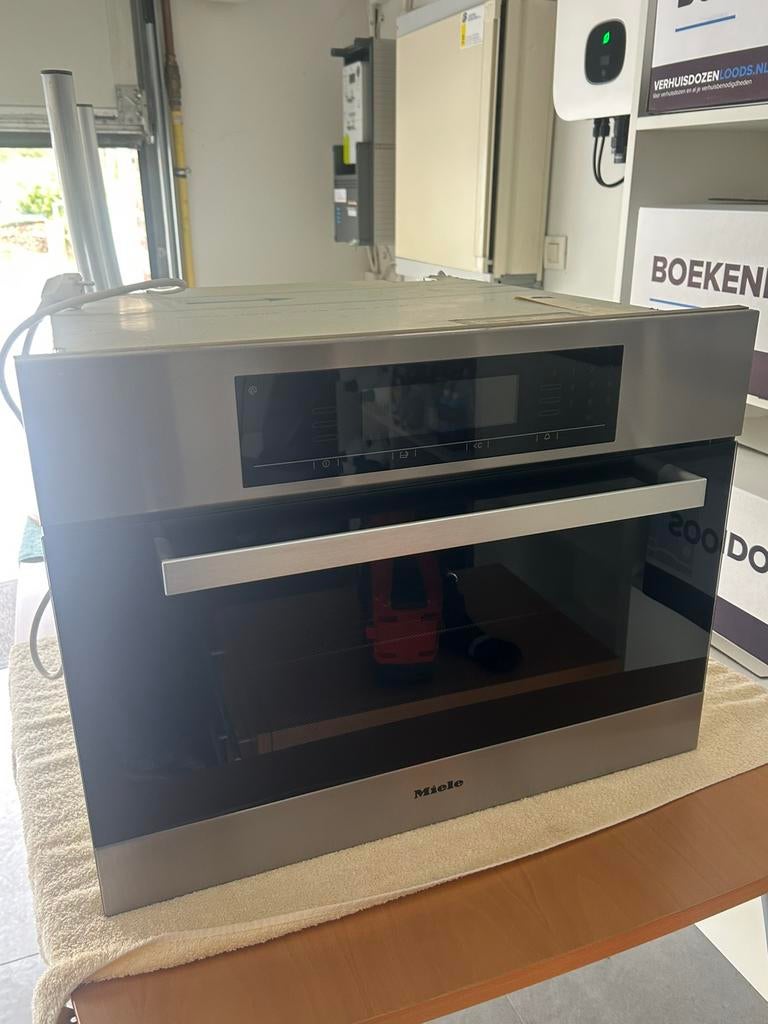 Miele DGC 5085 XL combi stoomoven, Elektronische apparatuur, Ovens, Gebruikt, Hete lucht, Oven met grill, Inbouw