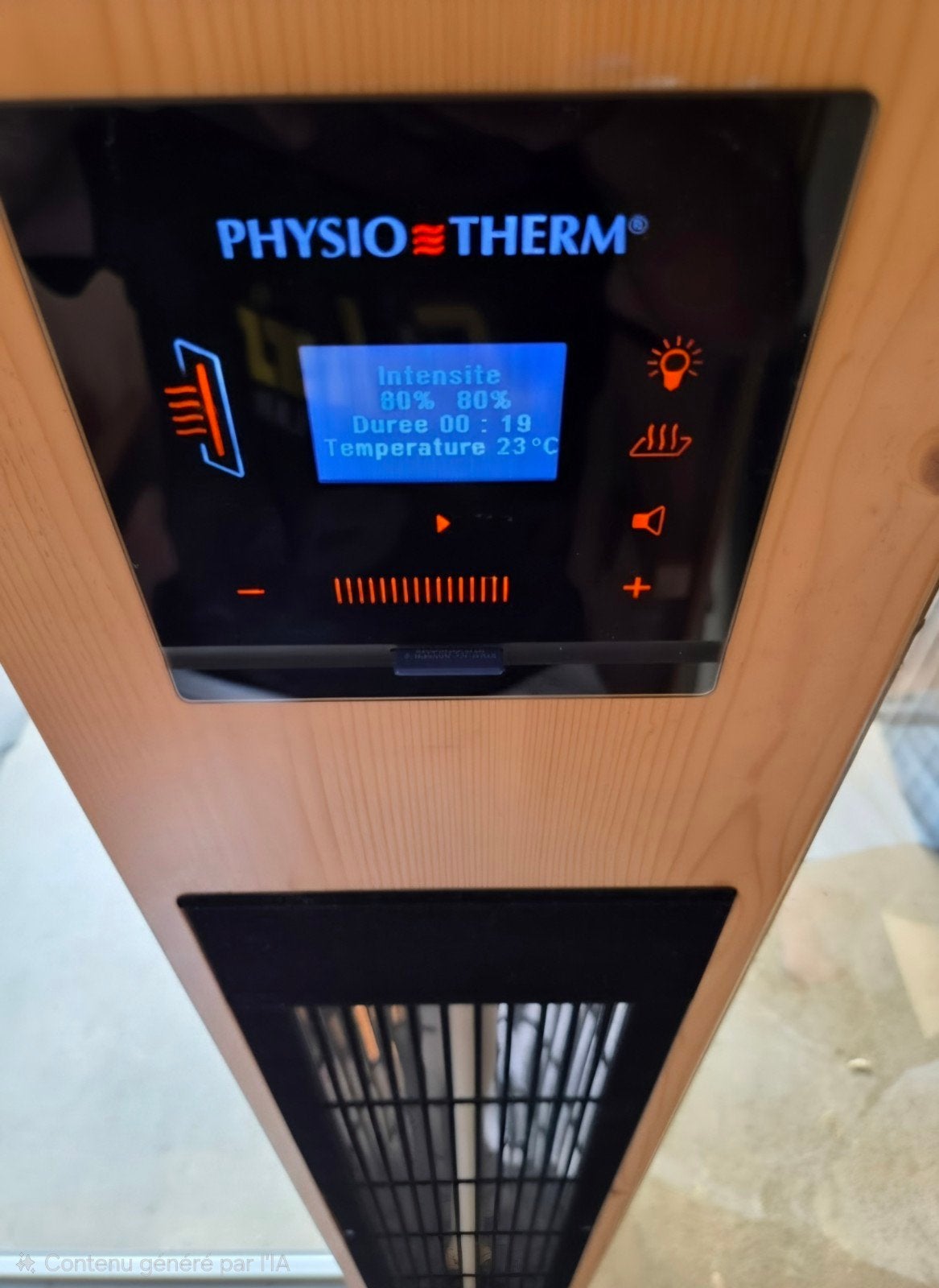 sauna Physio Therm, Enlèvement