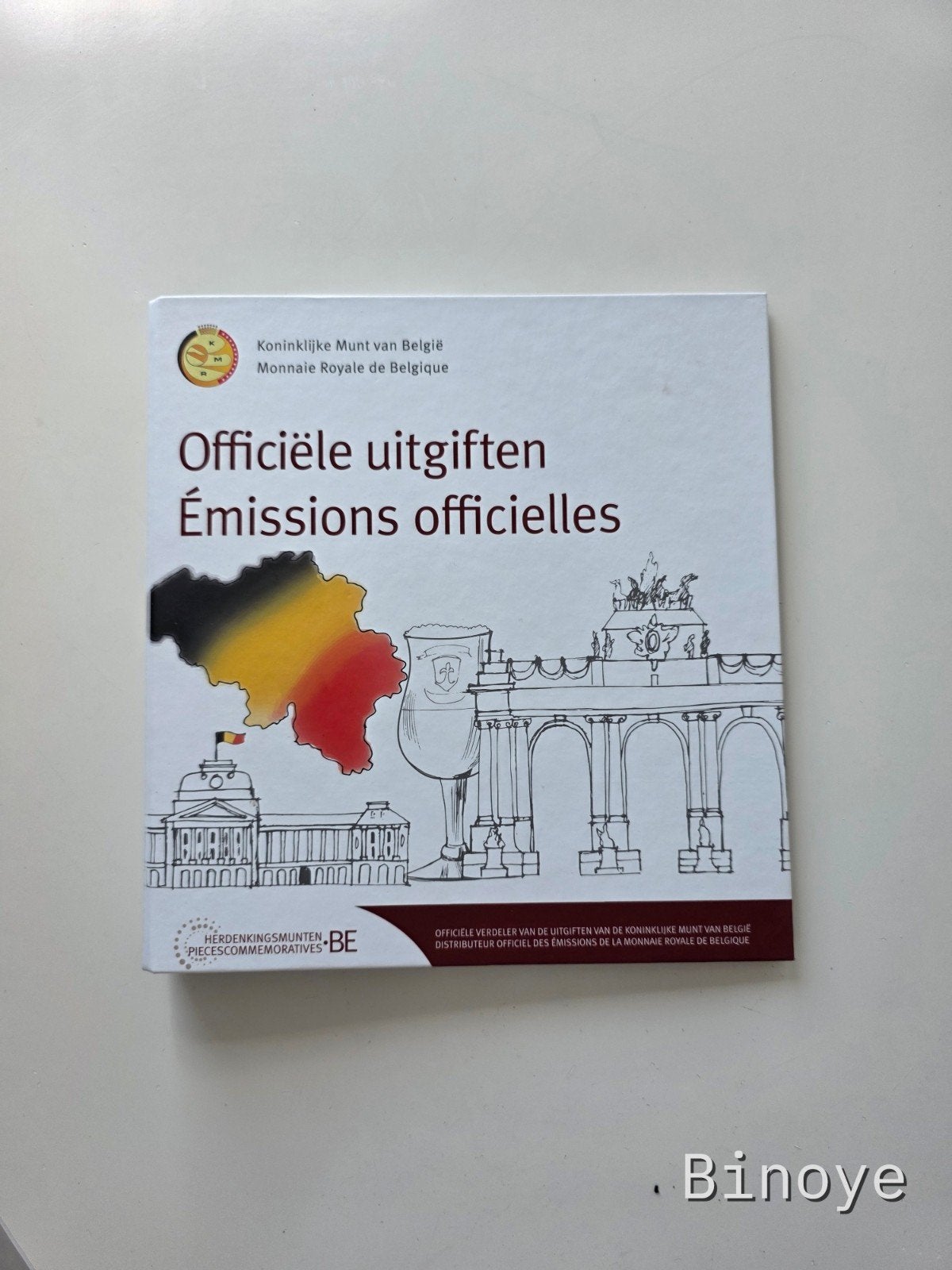classeur monnaie Belgique pour  coincard + 3 feuilles neuf, Ophalen of Verzenden, Verzamelmap