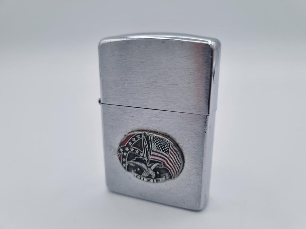 Zeldzame Zippo Confederate Dixie Flag USA 1994, Verzenden, Gebruikt, Aansteker