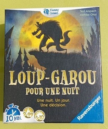 Loup-Garou pour une nuit, Trois ou quatre joueurs, Enlèvement ou Envoi, Comme neuf
