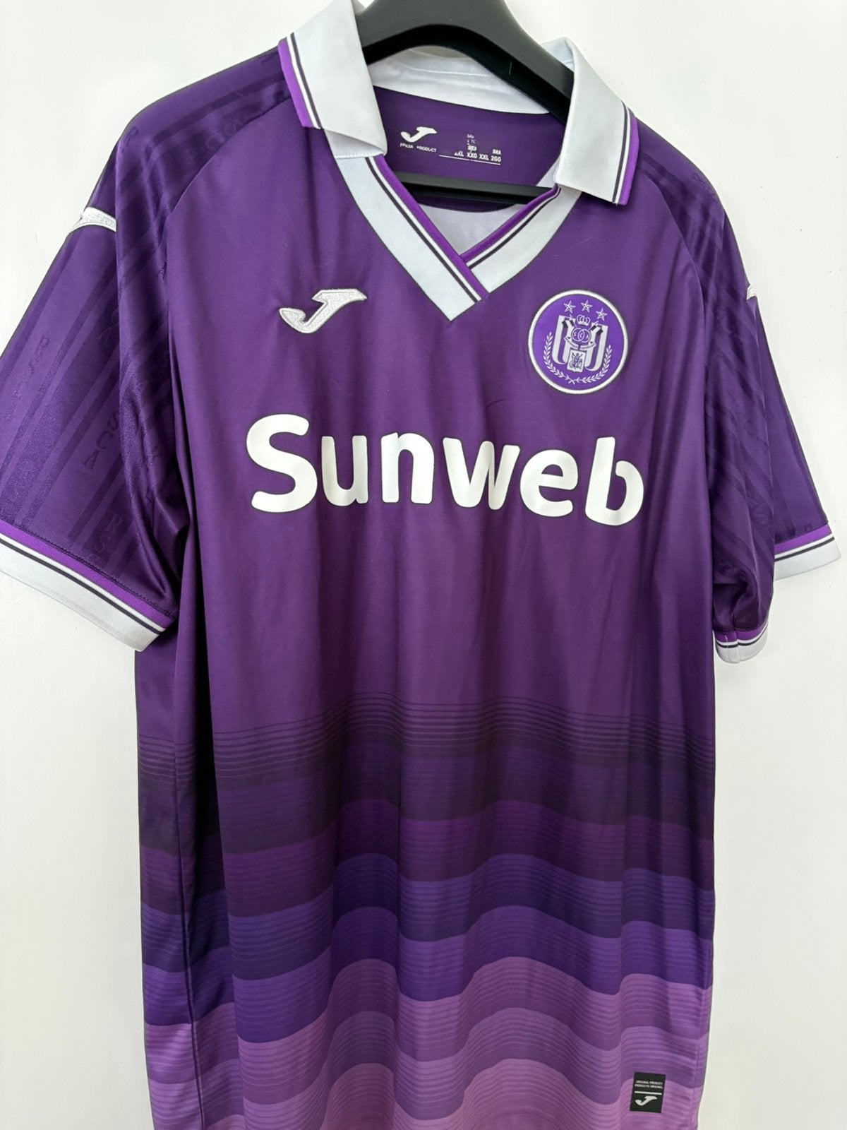 RSC ANDERLECHT shirt maat XXL, Groter dan maat XL, Ophalen of Verzenden, Gebruikt, Shirt