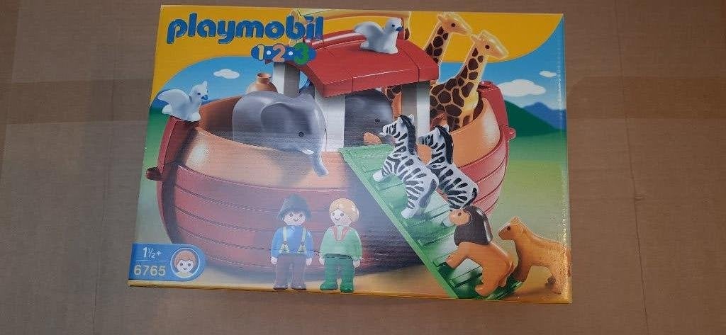 Playmobil 1.2.3. set 6765 - Ark van Noach, Kinderen en Baby's, Complete set, 1.2.3, Ophalen of Verzenden, Zo goed als nieuw