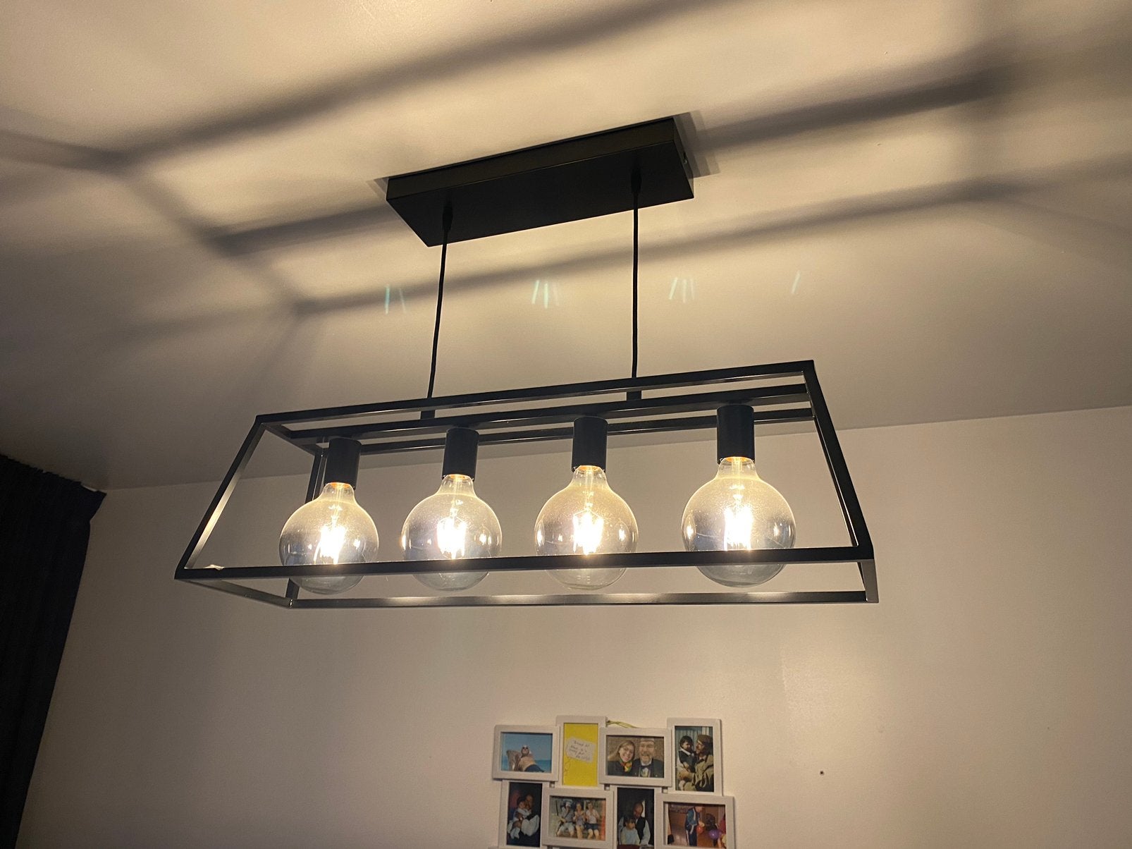 Felsisk hanglamp ikea, Suspension, Noir, Comme neuf, Enlèvement