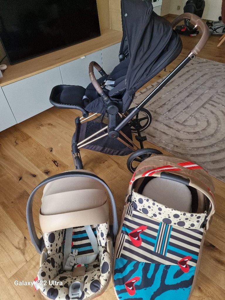 Pousette Cybex Priam, Enfants & Bébés, Enlèvement, Comme neuf, Poussette, Avec siège auto