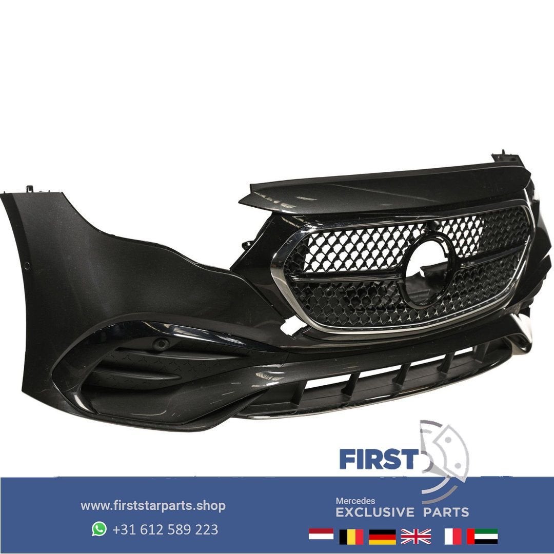 W214 AMG BUMPER MERCEDES E KLASSE VOORBUMPER BUMPER COMPLEET, Gebruikt, -, Voor, Ophalen of Verzenden