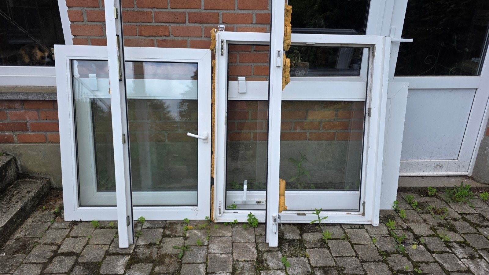 Deur + venster in glas - gratis af te halen, Ophalen