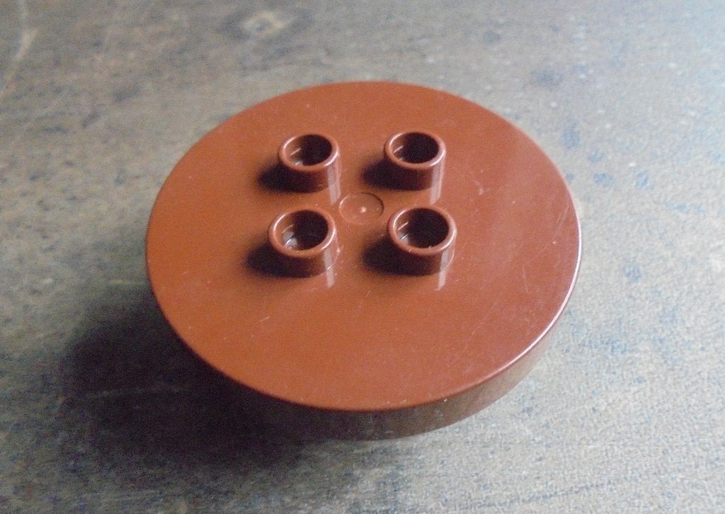 Lego Duplo Furniture Table Round (zie foto's) 2, Ophalen of Verzenden, Gebruikt, Losse stenen, Duplo