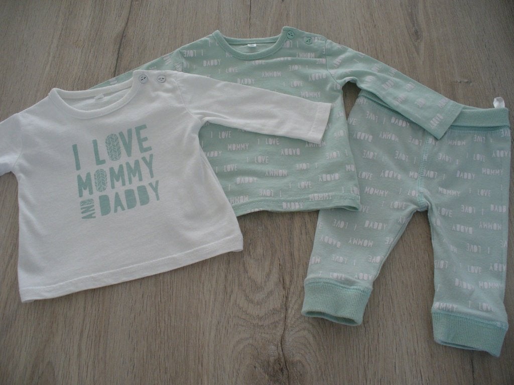 Leuk setje maat 56, Enfants & Bébés, Vêtements de bébé | Taille 56, Enlèvement ou Envoi, Comme neuf, Garçon, Ensemble